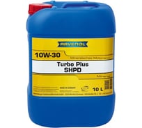Моторное масло Turbo plus SHPD SAE 10W-30 new 10 л RAVENOL 1123105-010-01-999