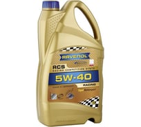 Моторное масло RCS Racing Competition Synto SAE 5W-40 4 л RAVENOL 1141090-004-01-999