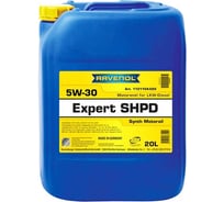 Моторное масло Expert SHPD SAE 5W-30 20 л RAVENOL 1121104-020-01-999