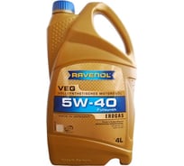 Моторное масло VEG SAE 5W-40 4 л RAVENOL 1131100-004-01-999