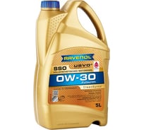 Моторное масло SSO SAE 0W-30 new 5 л RAVENOL 1111100-005-01-999