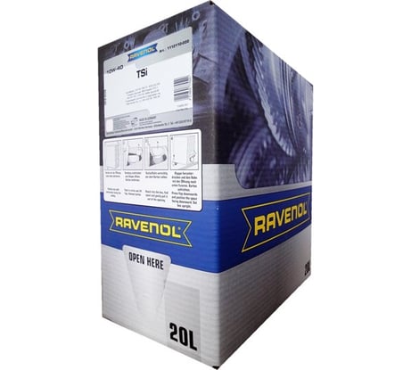 Моторное масло TSI SAE 10W-40 ecobox 20 л RAVENOL 1112110-B20-01-888