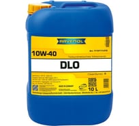 Моторное масло DLO SAE 10W-40 new 10 л RAVENOL 1112111-010-01-999