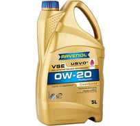 Моторное масло VSE SAE 0W-20 5 л RAVENOL 1111112-005-01-999