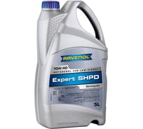 Моторное масло Expert SHPD SAE 10W-40 new 5 л RAVENOL 1122105-005-01-999