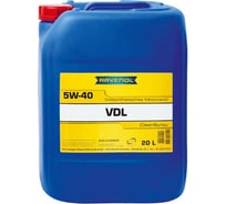 Моторное масло VDL SAE 5W-40 new 20 л RAVENOL 1111132-020-01-999