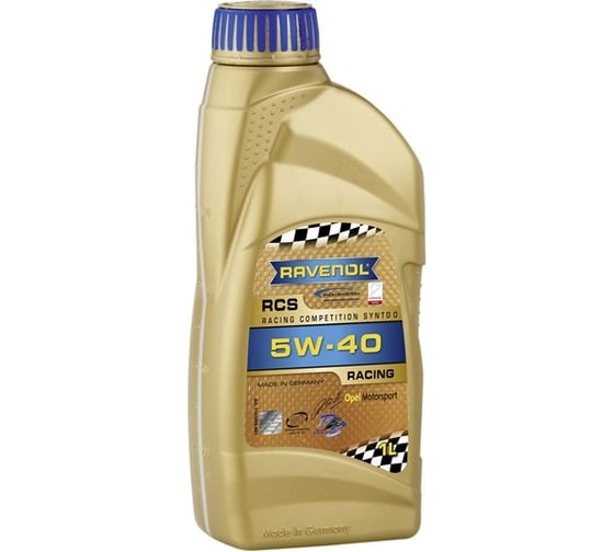 Моторное масло RCS Racing Competition Synto SAE 5W-40 1 л RAVENOL 1141090-001-01-999