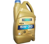 Моторное масло HDX SAE 5W-30 4 л RAVENOL 1111125-004-01-999 16363323