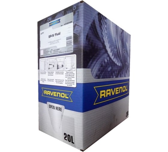Масло трансмиссионное ATF SP-IV Fluid ecobox 20 л RAVENOL 1211107-B20-01-888