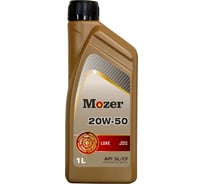 Моторное масло MOZER Luxe SAE 20w-50 API SL/CF, канистра 1 л 4636861