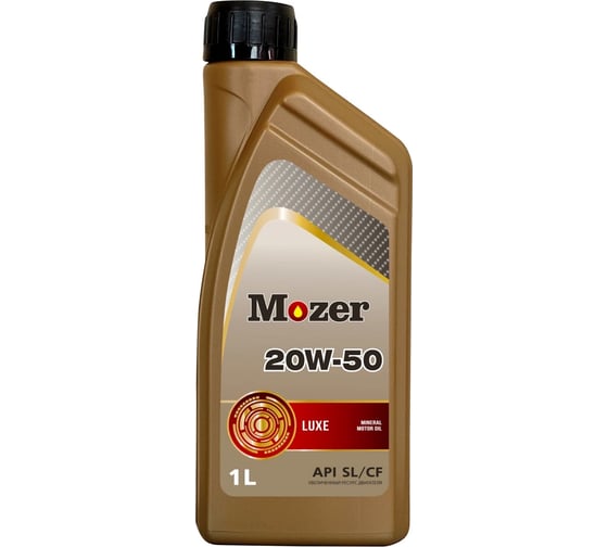 Моторное масло MOZER Luxe SAE 20w-50 API SL/CF, канистра 1 л 4636861 1