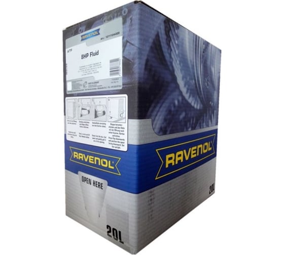 Масло трансмиссионное ATF 8 HP Fluid ecobox 20 л RAVENOL 1211124-B20-01-888