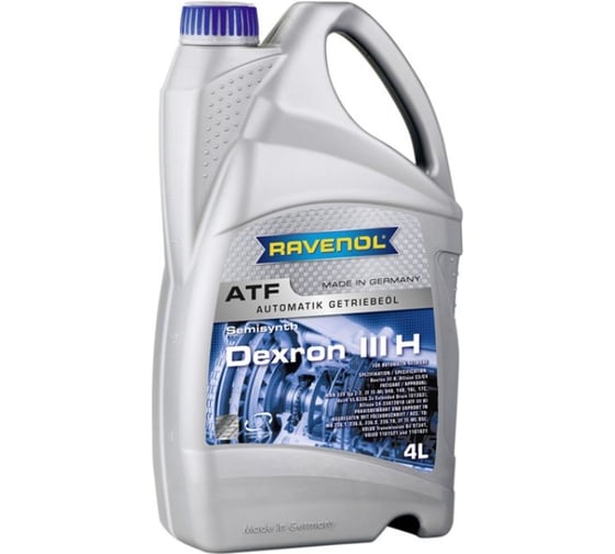 Масло трансмиссионное ATF Dexron III H new 4 л RAVENOL 1212100-004-01-999