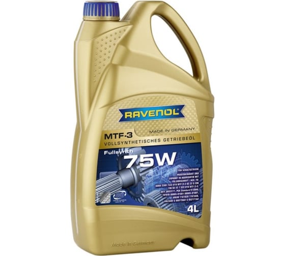 Масло трансмиссионное MTF-3 new (4 л; 75W) RAVENOL 1221104-004-01-999 1