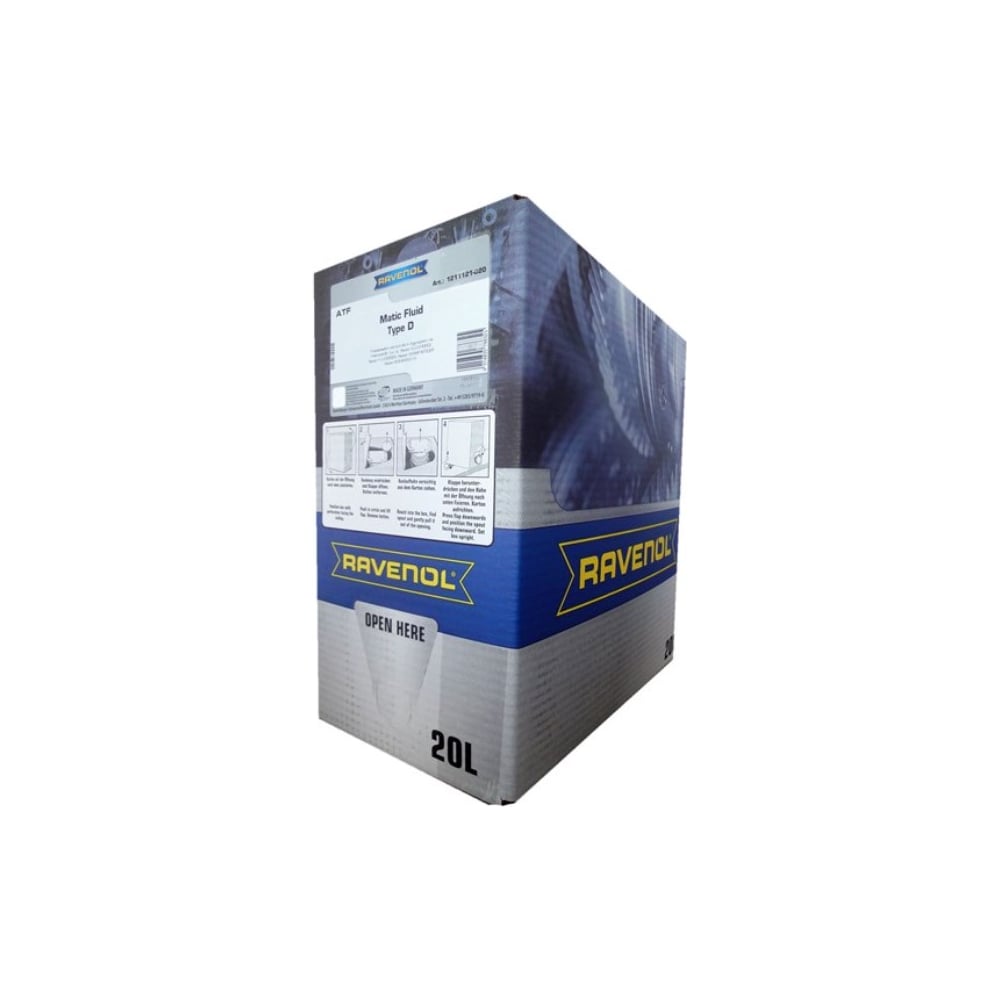 Масло трансмиссионное ATF Matic Fluid Type D ecobox 20 л RAVENOL