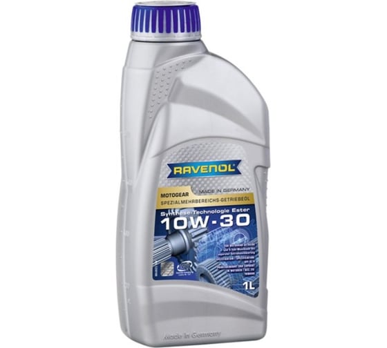 Масло трансмиссионное Motogear new (1 л; 10W-30; GL-4) RAVENOL 1250100-001-01-999 1