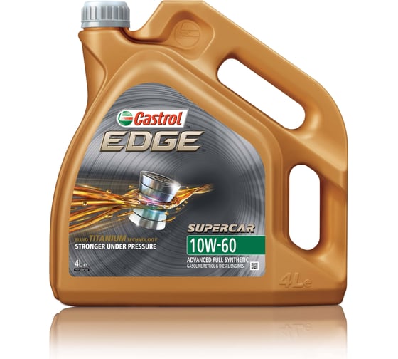 Масло EDGE SUPERCAR 10W-60 А3/В4 4 л Castrol 15A008 1