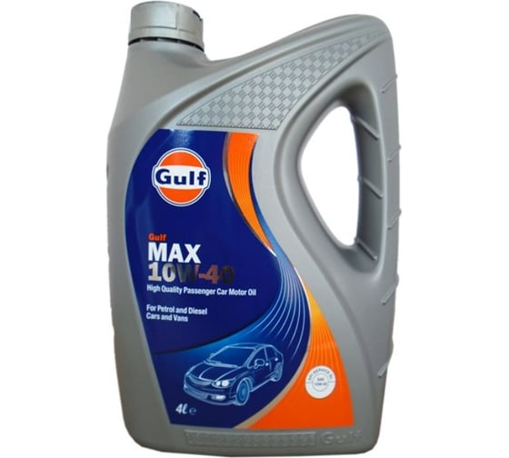 Масло моторное MAX (4 л; 10W-40) GULF 130805601659