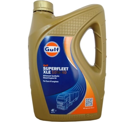 Масло моторное Superfleet XLE (4 л; 10W-40) GULF 120147201659