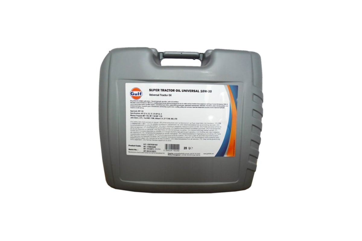 Масло моторное Super Tractor Oil Universal (20 л; 10W-30) GULF .