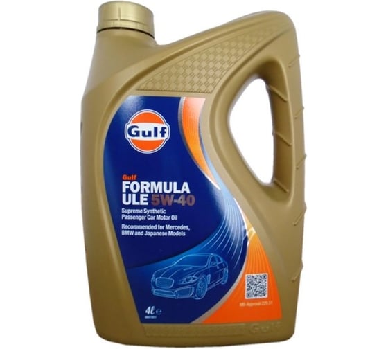 Масло моторное Formula ULE (4 л; 5W-40) GULF 120107901659 1