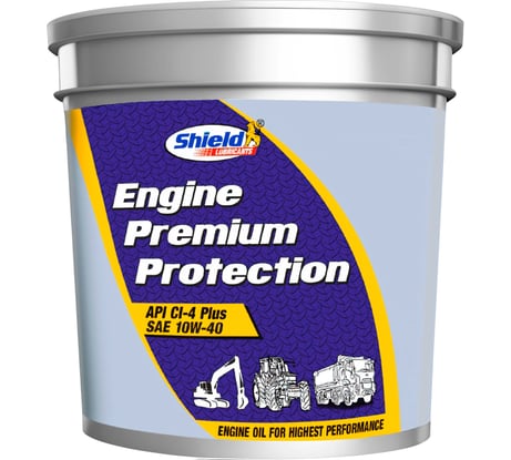 Моторное масло Shield Lubricants SHIELD ENGINE PREMIUM PROTECTION 10W-40 20 л 1080020