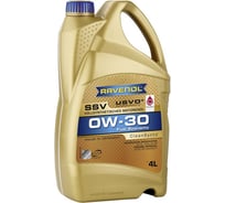 Моторное масло SSV Fuel Economy SAE 0W-30 new 4 л RAVENOL 1111145-004-01-999