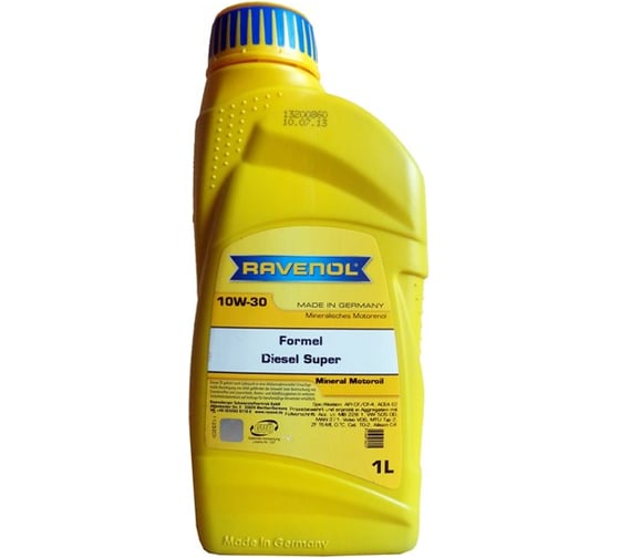 Моторное масло Formel Diesel Super SAE 10W-30 new 1 л RAVENOL 1123205-001-01-999
