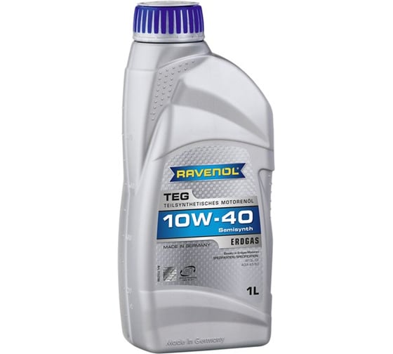 Моторное масло TEG SAE 10W-40 new 1 л RAVENOL 1132100-001-01-999