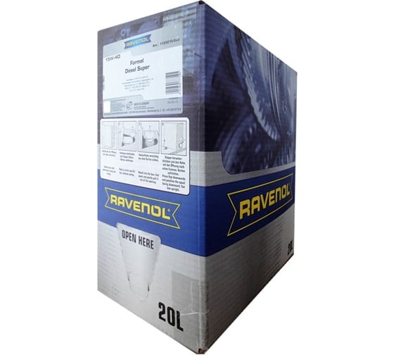 Моторное масло Formel Super Diesel SAE 15W-40 ecobox 20 л RAVENOL 1123215-B20-01-888 1
