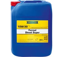 Моторное масло Formel Diesel Super SAE 10W-30 new 20 л RAVENOL 1123205-020-01-999