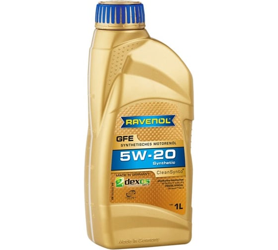 Моторное масло GFE SAE 5W-20 1 л RAVENOL 1111111-001-01-999
