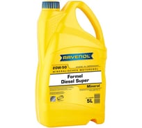 Моторное масло Formel Diesel Super SAE 20W-50 new 5 л RAVENOL 1123220-005-01-999