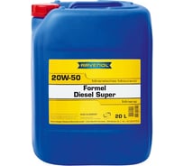 Моторное масло Formel Diesel Super SAE 20W-50 new 20 л RAVENOL 1123220-020-01-999