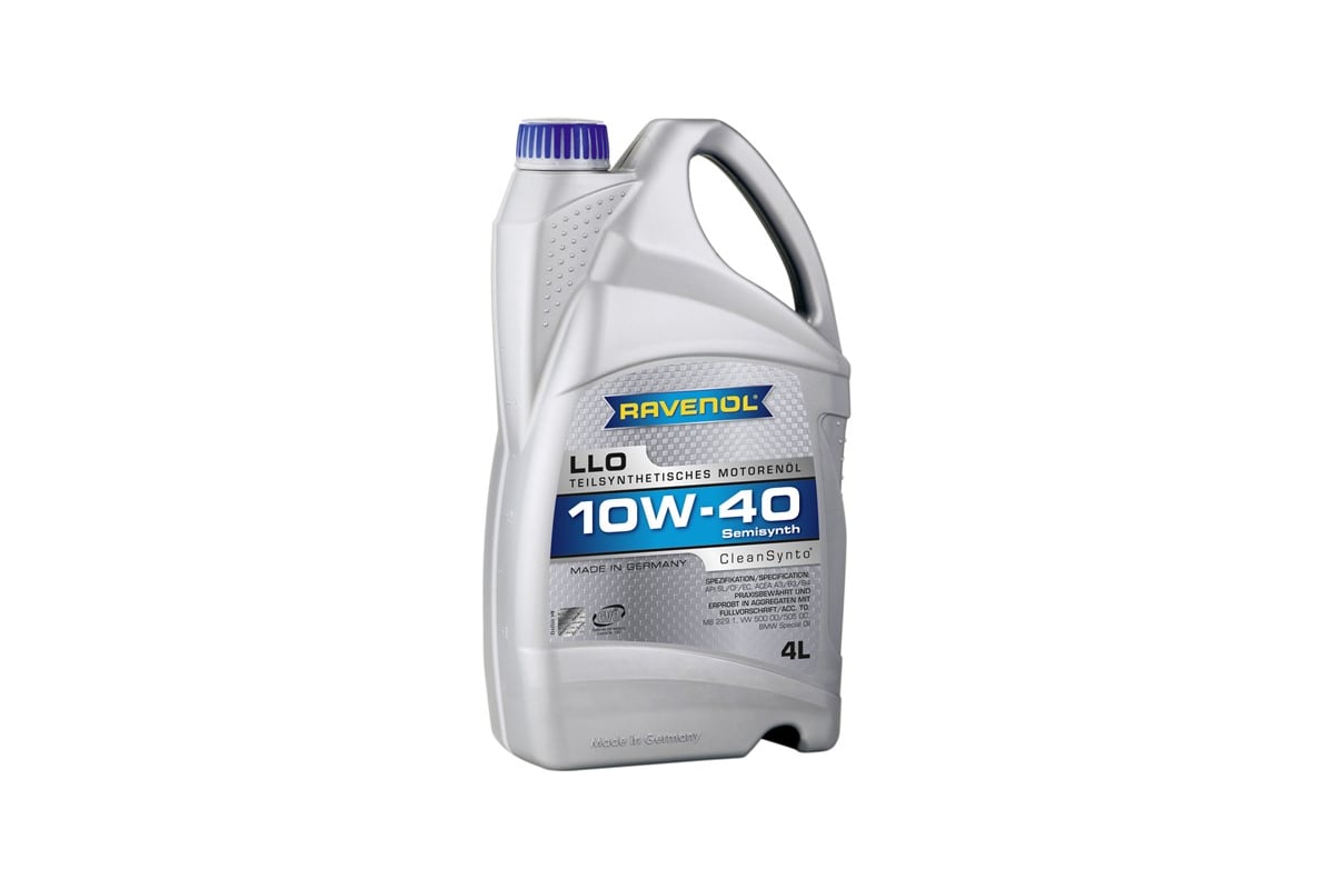 Моторное масло LLO SAE 10W-40 new 4 л RAVENOL 1112112-004-01-999 - выгодная  цена, отзывы, характеристики, фото - купить в Москве и РФ