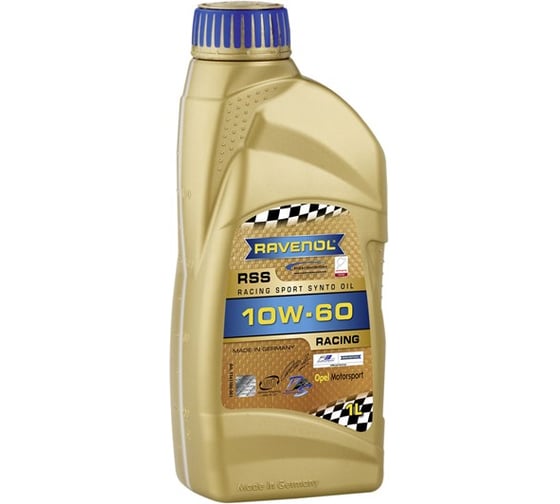 Моторное масло RSS Racing Sport Synto SAE 10W-60 new 1 л RAVENOL 1141100-001-01-999