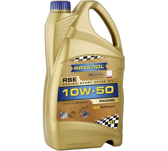 Моторное масло RSE Racing Sport Ester SAE 10W-50 new 4 л RAVENOL 1141105-004-01-999