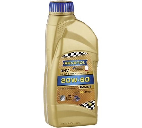 Моторное масло RHV Racing High Viscosity SAE 20W-60 1 л RAVENOL 1141101-001-01-999 1