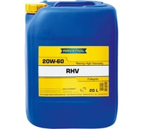 Моторное масло RHV Racing High Viscosity SAE 20W-60 20 л RAVENOL 1141101-020-01-999