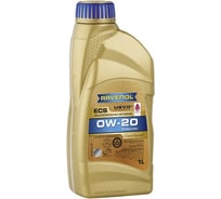 Моторное масло ECS EcoSynth SAE 0W-20 new 1 л RAVENOL 1111102-001-01-999