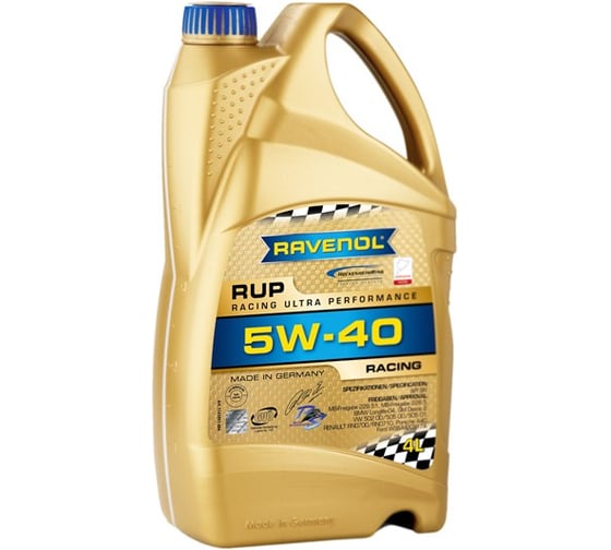 Моторное масло RUP Racing Ultra Performance SAE 5W-40 4 л RAVENOL 1141091-004-01-999