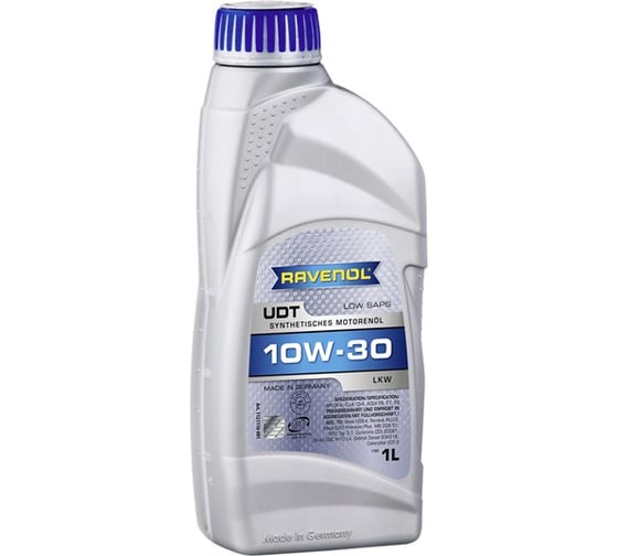 Моторное масло UDT Ultra Duty Truck SAE 10W-30 new 1 л RAVENOL 1121110-001-01-999