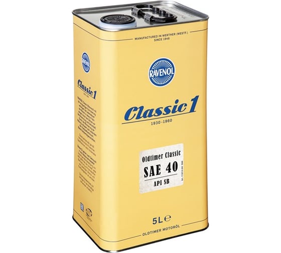 Моторное масло Oldtimer Classic SAE 40 5 л RAVENOL 1118114-005-01-999 1