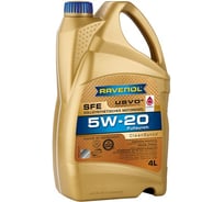 Моторное масло Super Fuel Economy SFE SAE 5W-20 new 4 л RAVENOL 1111110-004-01-999