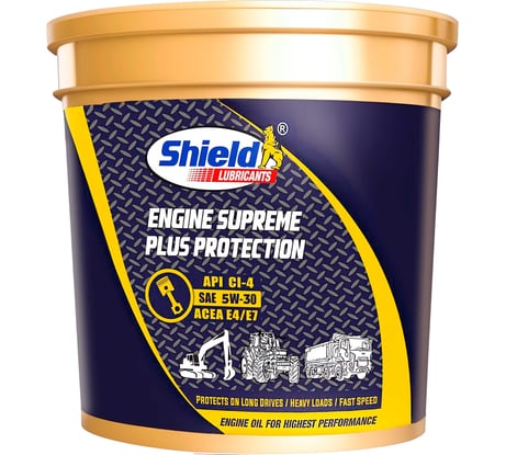 Моторное масло Shield Lubricants SHIELD ENGINE SUPREME PLUS PROTECTION 5W-30 20 л 1030020