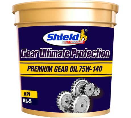 Трансмиссионное масло Shield Lubricants для ведущих мостов SHIELD GEAR ULTIMATE PROTECTION 75W-140 20л 2190020