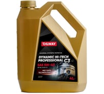 Масло моторное OILWAY Dynamic Hi-Tech Professional С3 SAE 5W-40, API SN, ACEA C3, синт. 4 л 4640076016527