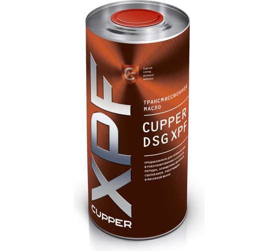 Масло трансмиссионное CUPPER DSG XPF (1 л)  DSGX-0001 1