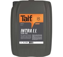 Моторное масло TAIF INTRA LL 15W-40 20L API CI-4 212023