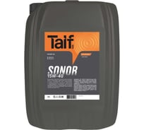 Моторное масло TAIF SONOR 15W-40 20L ACEA E9, API CK-4 212005